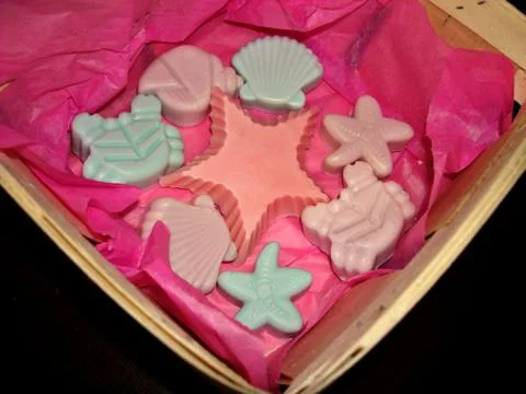 Gift set - handmade soap Stock Photos