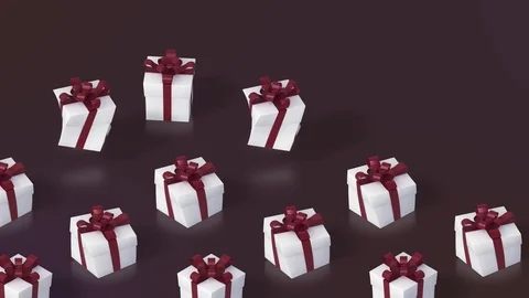Gift Сhocolate Background Stock Footage 89533501