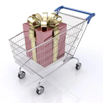 Gift Shopping Stock Illustration