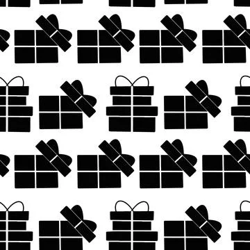 Gift Silhouette Stock Illustration