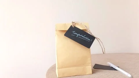 A gift for someone special Stock Footage 146246330