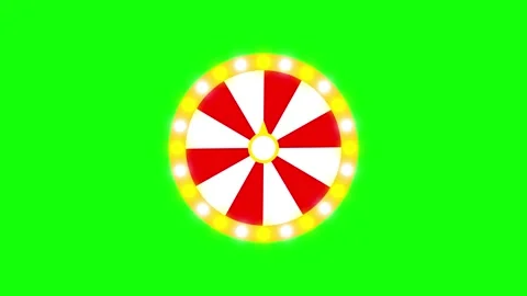 Gift spinning board animated spinning wheel slot roulette lottery lighted c.. Stock Footage 276720224