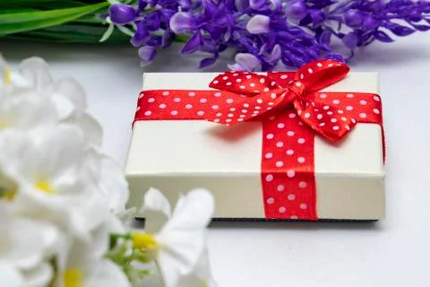 Gift. Surprise. Stock Photos