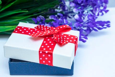 Gift. Surprise. Stock Photos