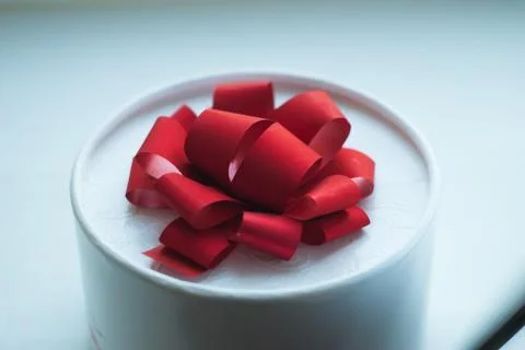 The gift on the table, Stock Photos