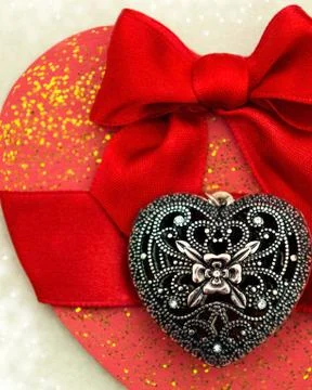 Gift for Valentine's Day Stock Photos