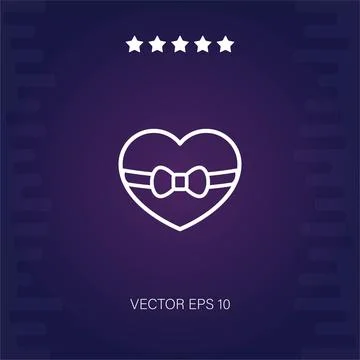 Gift vector icon Stock Illustration