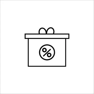 Gift Vector icon . Lorem Ipsum Illustration design Stock Illustration