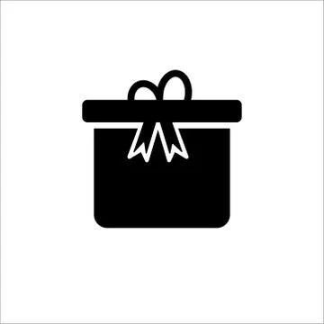 Gift Vector icon . Lorem Ipsum Illustration design Stock Illustration