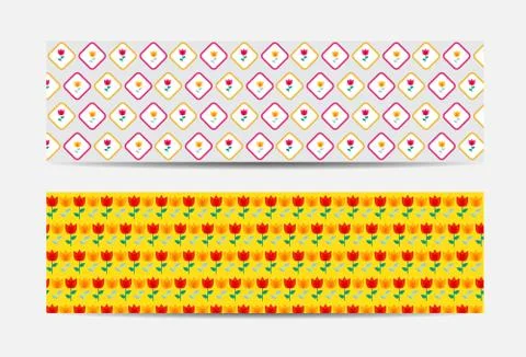 Gift Voucher Template with abstract background. Vector Illustrat Stock Illustration