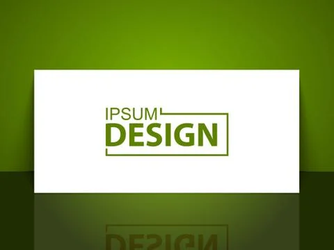 Gift voucher template. Stock Illustration