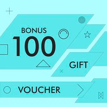 Gift voucher triangular abstract background Stock Illustration
