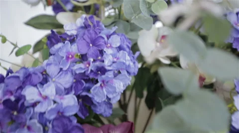 Gift wedding flowers Stock Footage 68161511