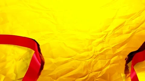 The gift wrap opens and presents a surprise. A festive effect for the intro. 4K Stock Footage 200763914