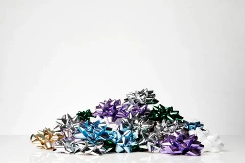 Gift wrapping bow Foto stock