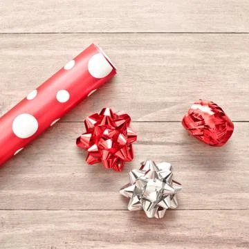 Gift wrapping Stock Photos