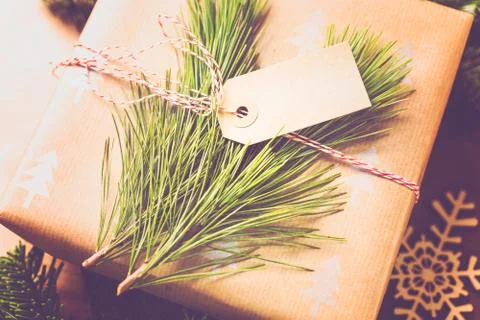 Gift wrapping Stock Photos