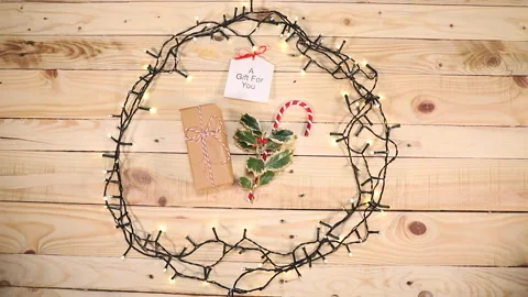 A gift for you. Stockbeeldmateriaal 143184915