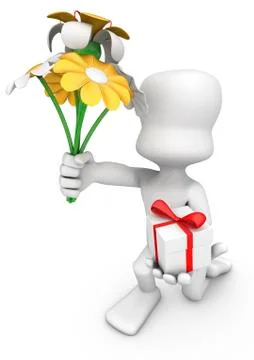 A gift for you Stock Illustration