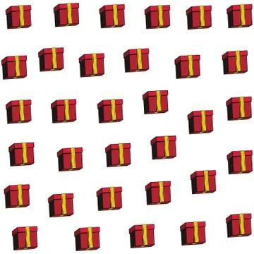 Giftbox background pattern Stock Illustration