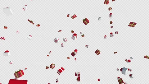 GiftBox Floating Element Vídeos de archivo 256308812