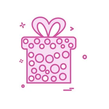 Giftbox icon design vector Ilustração Stock