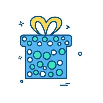 Giftbox icon design vector Ilustração Stock