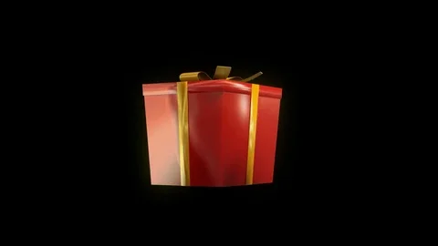 Giftbox Red 스톡 동영상 84007100