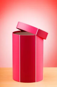 Giftboxes against gradient background Fotos Stock