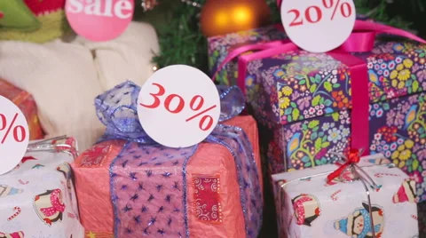 Gifts with discounts Video stock 57083805