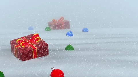 Gifts lost Santa Stock Footage 44246253