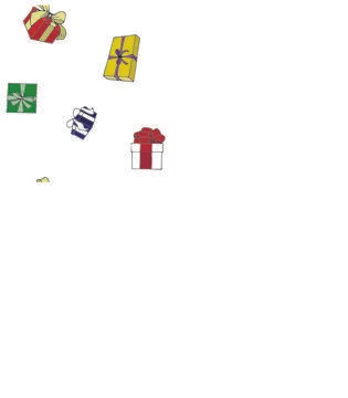 Gifts in multi-colored boxes with bows. Seamless pattern on a white backgroun Stock Illustration