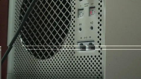 Gigabit Сonnector Stock Footage 2520756