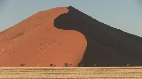 Gigantic sand dune Stock Footage 12146548
