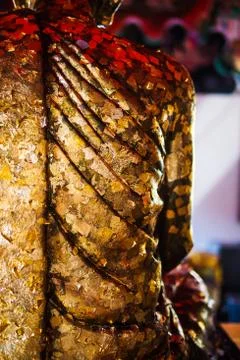 Gilded buddha Foto stock