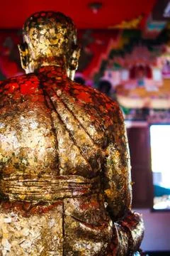 Gilded buddha Foto stock
