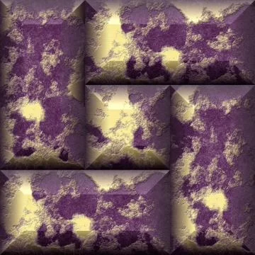 Gilded grunge panels tileable pattern Stock Illustration