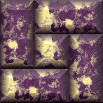 Gilded grunge panels tileable pattern Stock Illustration