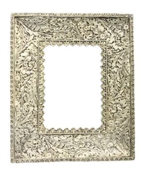 Gilded picture frame Stock Photos