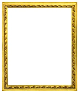 Gilded wooden frames Stock Photos