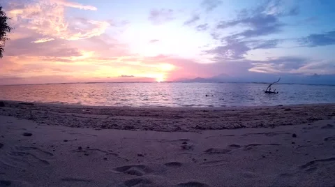 Gili Sunset Stock Footage 67210058