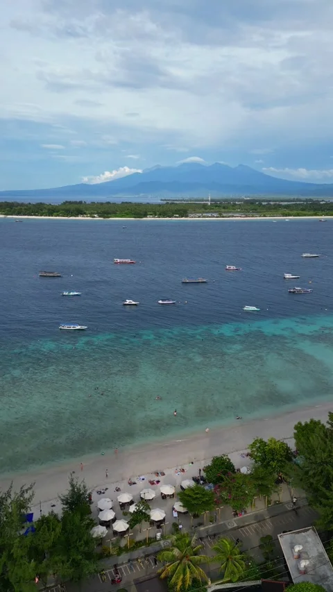 Gili trawangan and nemo Lombok 스톡 동영상 240094853