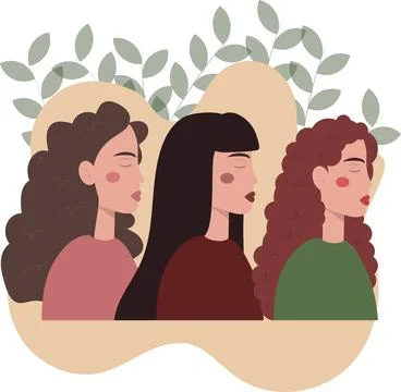 Gilrs Stock Illustration