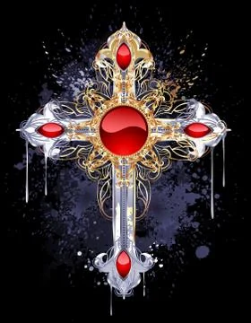 Gilt cross イラスト素材