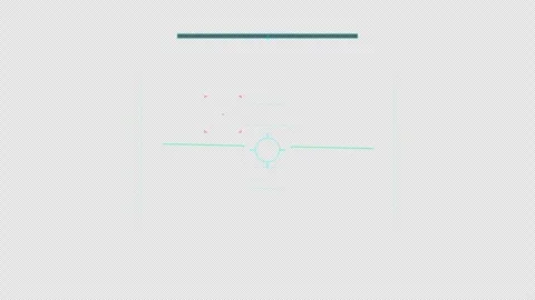Gimbal Drone Target Telemetry Reticle HUD with lock-on crosshairs and o 4K Alpha Видео 345961233