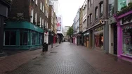 A Gimbal Shot Of Carnaby Street In Central London Near Oxford Circus Being Stock Footage