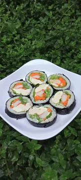 Gimbap, Kimbab Stock Photos