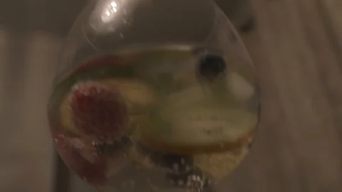 Gin and Tonic 2 Close Up 4k Stock Footage 101719840
