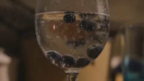 Gin and Tonic Bubbles 4k 2 Stock Footage 101840671