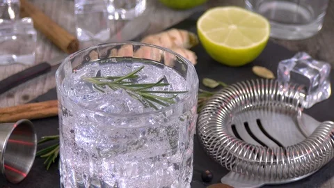 Gin and tonic Stock-Footage 101016435